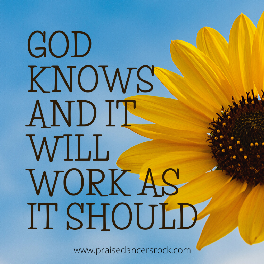 god knows and it will work